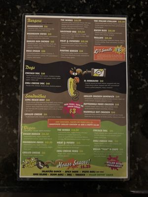 Menu photo 2 Sideburns Long Beach, CA