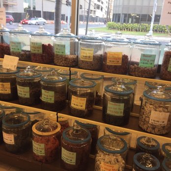 Lin's Hawaiian Snacks - Old fashioned seed jars - Bubble Tea Near Me - Honolulu, Hawaii Lin's Hawaiian Snacks - Old fashioned seed jars - Bubble Tea Near Me - Honolulu, Hawaii