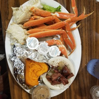 Starvin Marvin's - Crab legs, sweet potato and red beans and rice. - Seafood Near Me - Branson, Missouri Starvin Marvin's - Crab legs, sweet potato and red beans and rice. - Seafood Near Me - Branson, Missouri