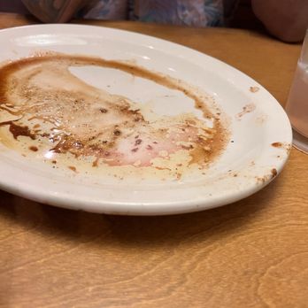 Texas Roadhouse - Dirty Plate where the steak was brought out by the manager - Steakhouses Near Me - Aberdeen, North Carolina Texas Roadhouse - Dirty Plate where the steak was brought out by the manager - Steakhouses Near Me - Aberdeen, North Carolina