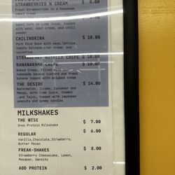 Cafe Cawek - Menú
