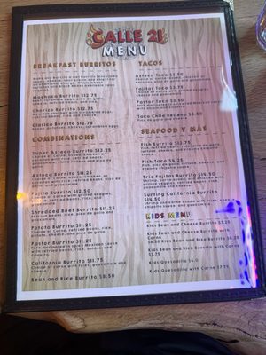 Menu photo 4 Calle 21 Portland, OR Menu photo 4 Calle 21 Portland, OR