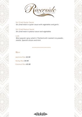 Menu photo 1 Riverside Thai Pyrmont, NSW