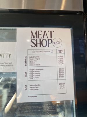 Menu photo 2 Wagyu Meat and Grill Irvine, CA