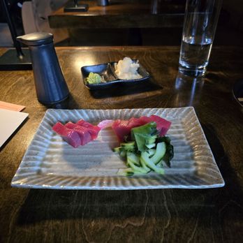 Leona's - Bluefin tuna sashimi (7 pieces) not sure if this was supposed to be 8 though - Sushi Bars Near Me - Studio City, California Leona's - Bluefin tuna sashimi (7 pieces) not sure if this was supposed to be 8 though - Sushi Bars Near Me - Studio City, California