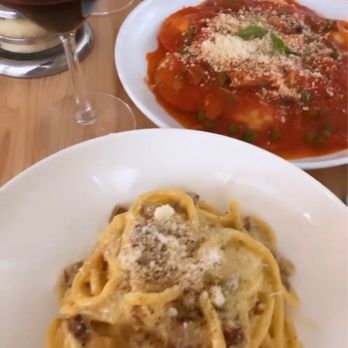 Luna Pasta e Dolci Take-Away - Carbonara and ossobuco agnolotti - Pasta Shops Near Me - Miami, Florida