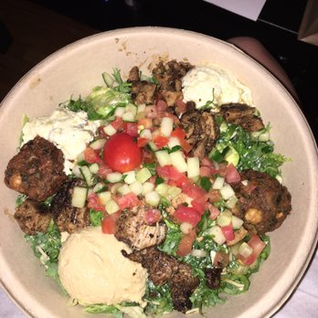 CAVA - Make your own salad with falafel hummus and spicy feta - Mediterranean Near Me - New York, New York CAVA - Make your own salad with falafel hummus and spicy feta - Mediterranean Near Me - New York, New York