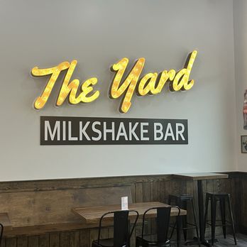 The Yard Milkshake Bar - Seating area - Ice Cream & Frozen Yogurt Near Me - Charlotte, North Carolina The Yard Milkshake Bar - Seating area - Ice Cream & Frozen Yogurt Near Me - Charlotte, North Carolina
