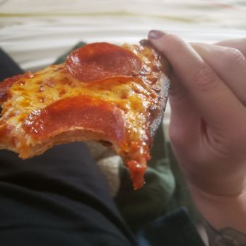 Falbo Bros. Pizzeria - Pizza. A bit burnt. - Pizza Near Me - Monona, Wisconsin