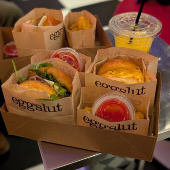 Eggslut - Sandwiches, and tiny table. - Breakfast & Brunch Near Me - Las Vegas, Nevada
