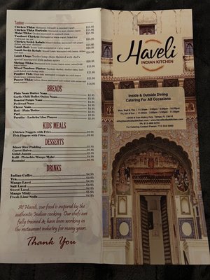 Menu photo 5 Haveli Indian Kitchen Tampa, FL