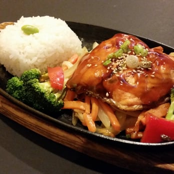 Ta-Ke Sushi - Salmon Teriyaki Lunch - Sushi Bars Near Me - Kingston, Ontario