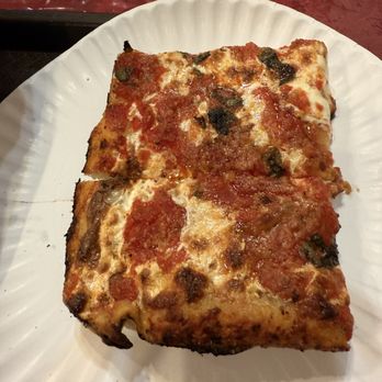 Louie's Pizza - Grandma Slice - Italian Near Me - Elmhurst, New York