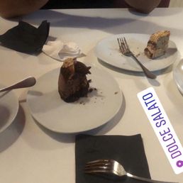 Cappuccino, red velvet cake, mocha cake, banana moose Cappuccino, red velvet cake, mocha cake, banana moose