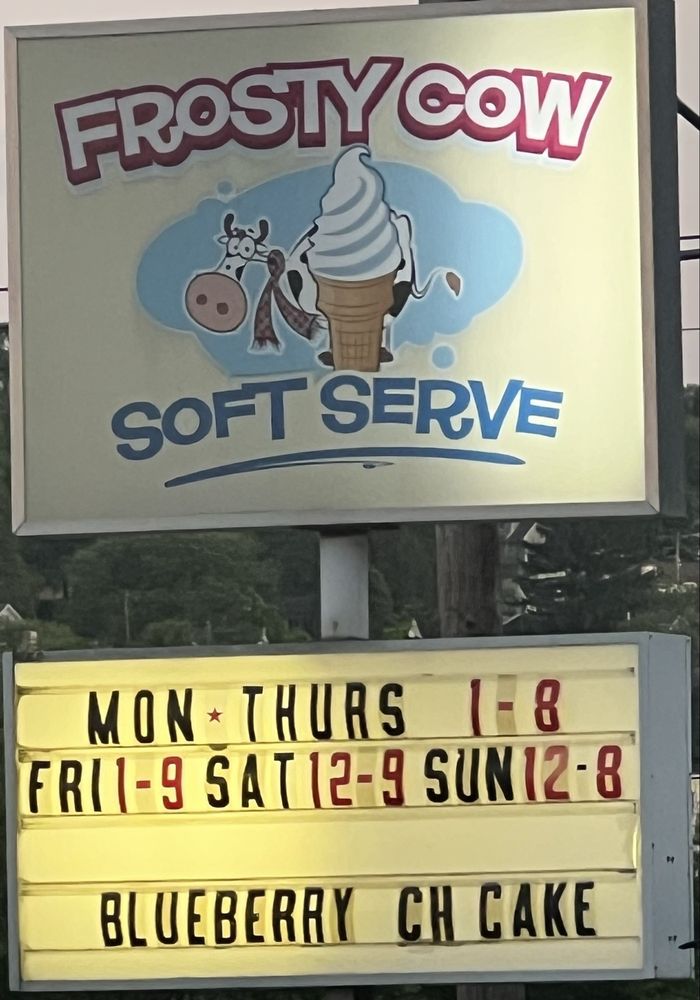 Frosty Cow Soft Serve Logo