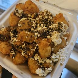 Feta tots! Very good with the sage aioli