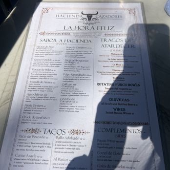 Hacienda Cazadores - Happy hour menu (8/12/26) - Mexican Near Me - La Mesa, California Hacienda Cazadores - Happy hour menu (8/12/26) - Mexican Near Me - La Mesa, California