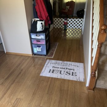 Fullerton Paint & Flooring - Before picture with baseboards made of wood. - Flooring Near Me - Anaheim, California