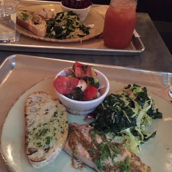 Urban Plates - Salmon plate with superfood and tomato mozzarella salad, chicken plate with superfood and beet salad, and watermelon pineapple basil drink - Salad Near Me - Pasadena, California Urban Plates - Salmon plate with superfood and tomato mozzarella salad, chicken plate with superfood and beet salad, and watermelon pineapple basil drink - Salad Near Me - Pasadena, California