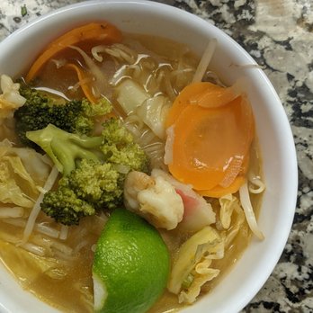 Pho Noodle House - tom yum soup, very mushy ingredients, not that good - Thai Near Me - Placentia, California Pho Noodle House - tom yum soup, very mushy ingredients, not that good - Thai Near Me - Placentia, California
