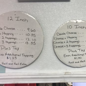 Jim's Pizza - the price of each item - Pizza Near Me - Kendallville, Indiana Jim's Pizza - the price of each item - Pizza Near Me - Kendallville, Indiana