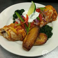 Pinnacle Dietary - Bean & Cheese Burrito with Spinach and Sweet Plantains