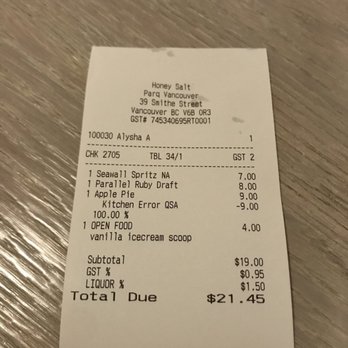 Honey Salt - Canadian (New) Near Me - Vancouver, British Columbia Honey Salt - Canadian (New) Near Me - Vancouver, British Columbia