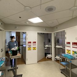 Hwan Z Suk, MD - Keck Medicine - My aunty standing infront of my grandmas unit. On the right side, its a pneumonia patient room.