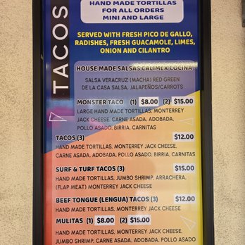 Cali Mex Cocina - Menu 5/25 - Mexican Near Me - Lemon Grove, California Cali Mex Cocina - Menu 5/25 - Mexican Near Me - Lemon Grove, California