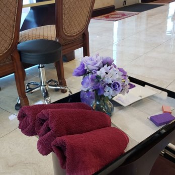 Resort Nail Salon - Lavendar pedicure - Nail Salons Near Me - Grand Prairie, Texas