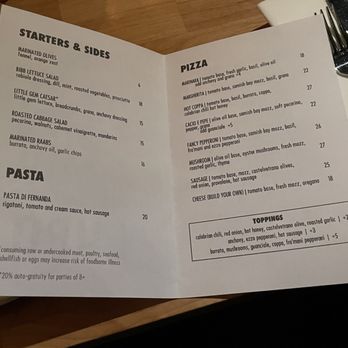 Lupo - Menu - Pizza Near Me - Seattle, Washington Lupo - Menu - Pizza Near Me - Seattle, Washington
