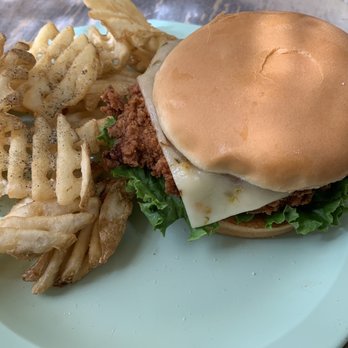 Chick-fil-A - ows a hamburger and french fries - Fast Food Near Me - Elizabethtown, Kentucky