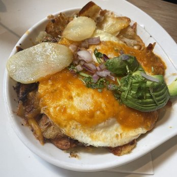Broken Yolk Cafe - Ranchero Skillet with Scalloped Potatoes - Breakfast & Brunch Near Me - Santee, California