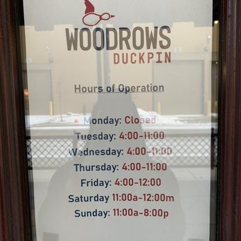 Woodrows Duckpin - Current hours as of February 2022 - Bowling Near Me - Grand Rapids, Michigan Woodrows Duckpin - Current hours as of February 2022 - Bowling Near Me - Grand Rapids, Michigan