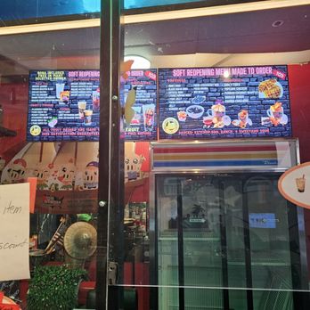 Oh My Boba - Menu and cashier behind plexiglass shield - Coffee & Tea Near Me - San Jose, California Oh My Boba - Menu and cashier behind plexiglass shield - Coffee & Tea Near Me - San Jose, California
