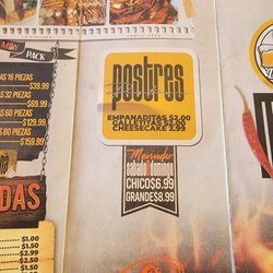 La Viejona - Menu