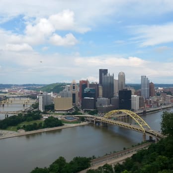 Duquesne Incline - View from the Duquesne Incline observation deck on Mount Washington. - Landmarks & Historical Buildings Near Me - Pittsburgh, Pennsylvania