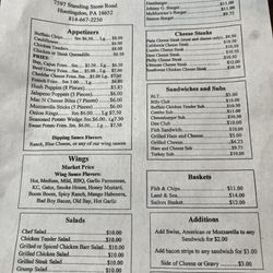 McMurtrie's Tavern - Menu