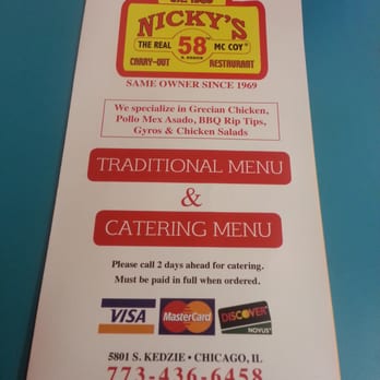 Nicky's The Real McCoy - Greek Near Me - Chicago, Illinois Nicky's The Real McCoy - Greek Near Me - Chicago, Illinois