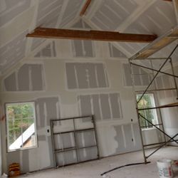 Dan Bozzo Spackling - Other wall in Sag Harbor