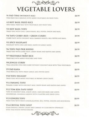 Menu photo 2 Vieng Thai Houston, TX