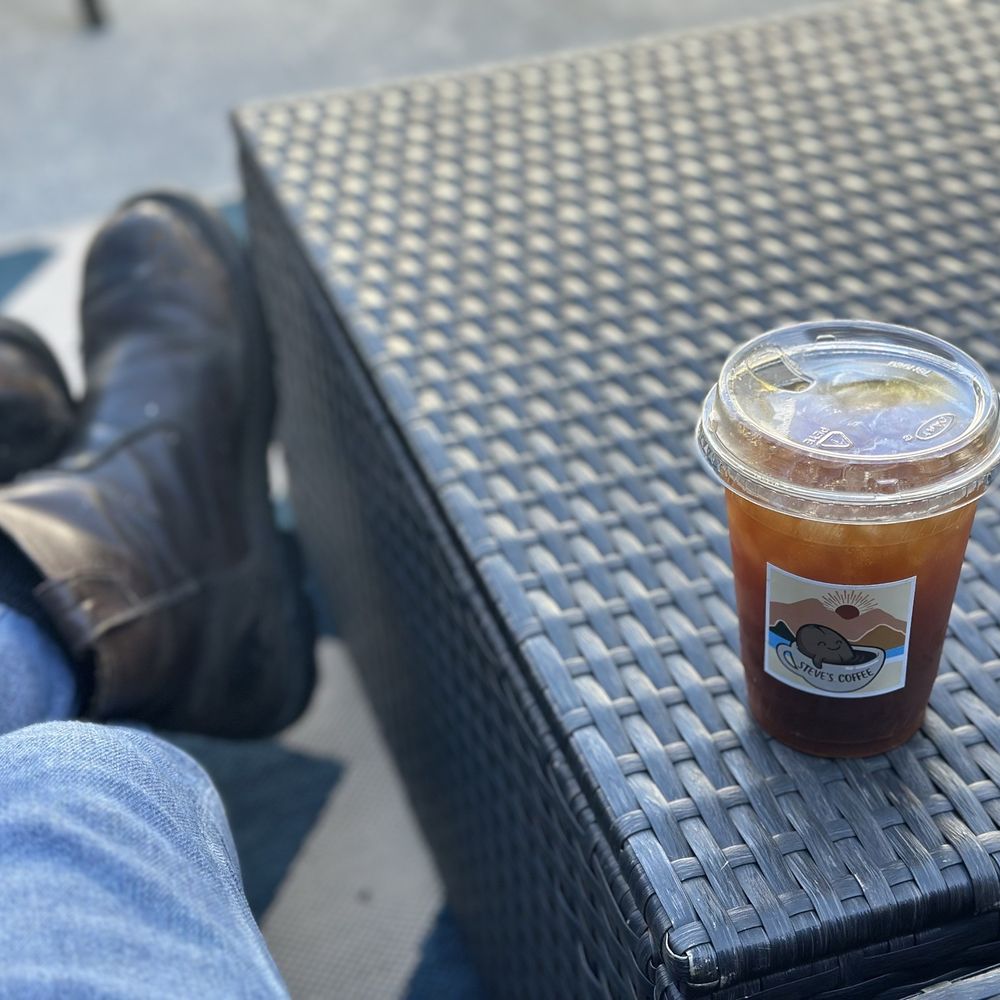 Steve's Coffee - "Members Only" Patio - Coffee & Tea Near Me - Rancho Cucamonga, California Steve's Coffee - "Members Only" Patio - Coffee & Tea Near Me - Rancho Cucamonga, California