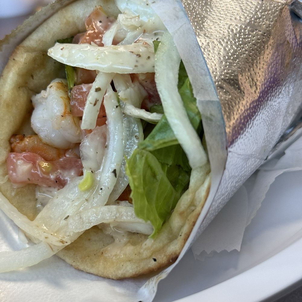 Gyromania Grill - Shrimp pita - Salad Near Me - Elgin, South Carolina