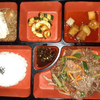 Cafe Korea - Bulgogi (Lunch Box) - Korean Near Me - El Paso, Texas Cafe Korea - Bulgogi (Lunch Box) - Korean Near Me - El Paso, Texas