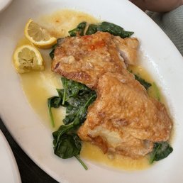 Grouper with spinach Grouper with spinach