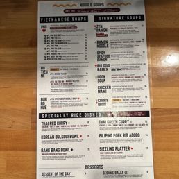 Menu Menu