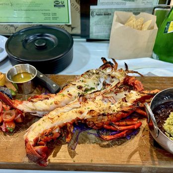 Holbox - Langosta al Carbon (Market Price) full meal - Latin American Near Me - Los Angeles, California Holbox - Langosta al Carbon (Market Price) full meal - Latin American Near Me - Los Angeles, California