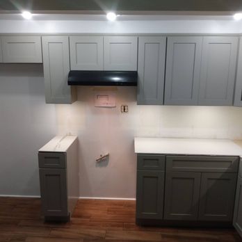 Grazia Concept - New cabinets in a kitchen renovation. - Drywall Installation & Repair Near Me