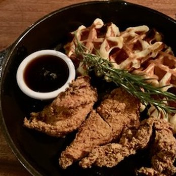 Local Kitchen - chicken and waffles. $12.95. My favorite of all time! - Cocktail Bars Near Me - Torrance, California Local Kitchen - chicken and waffles. $12.95. My favorite of all time! - Cocktail Bars Near Me - Torrance, California