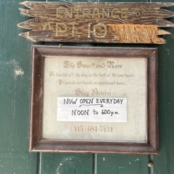 The Sword and Rose - Supernatural Readings Near Me - San Francisco, California